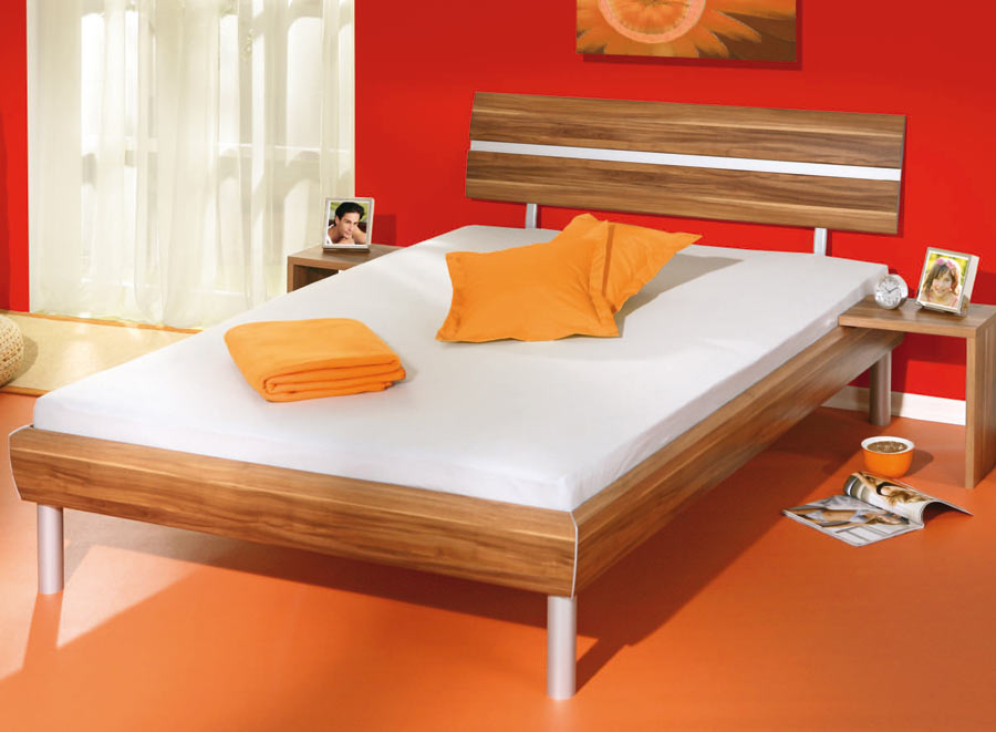 Wasserbett Split Plus walnuss
