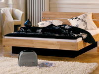 NEUWARE: Massivholz Bettgestell Woodline Buche natur