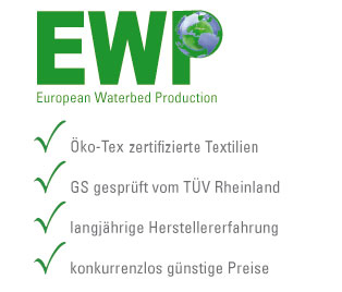EWP Wasserbetten Vorteile