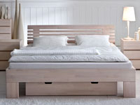 Bettgestell Woodline Massivholz von Hasena