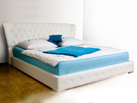 Leder Polsterbett Princess