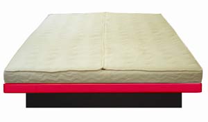 Wasserbett Split dual + Montage + viele Extras!