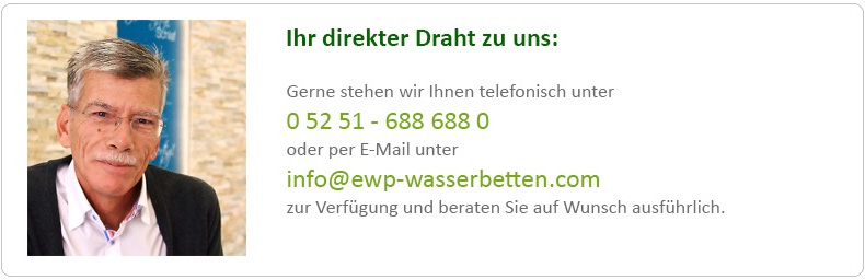 EWP Wasserbett Beratung und Kontakt