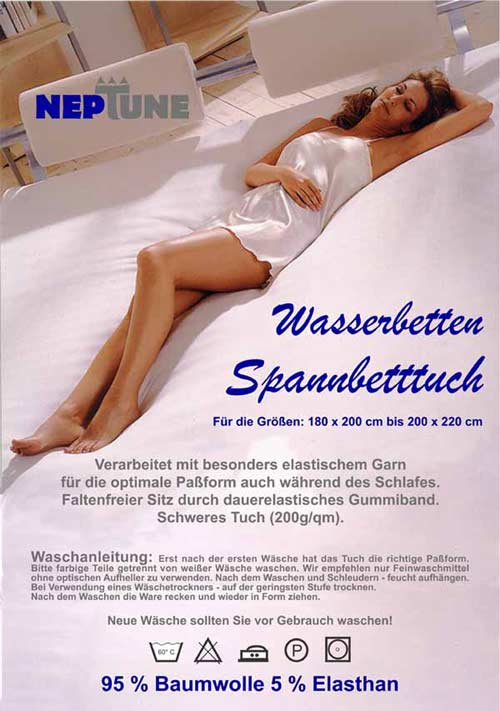 Wasserbett - Spannbetttuch NEPTUNE