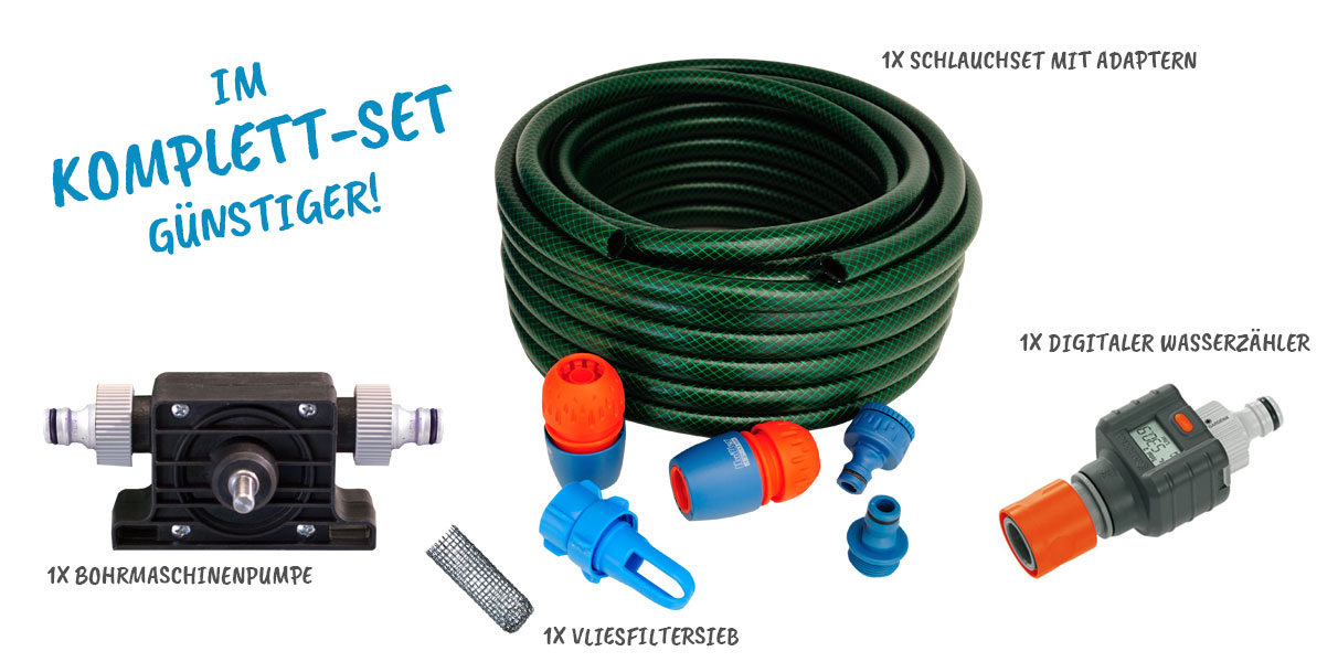 Bohrmaschinenpumpe fr Wasserbett, inkl. Zubehr