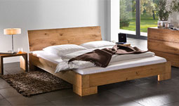 Massivholz Bettgestell Oakline Hasena