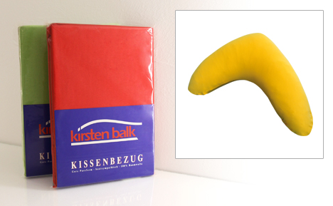 Kissen-Bezug passend fr das Bumerang-Kissen