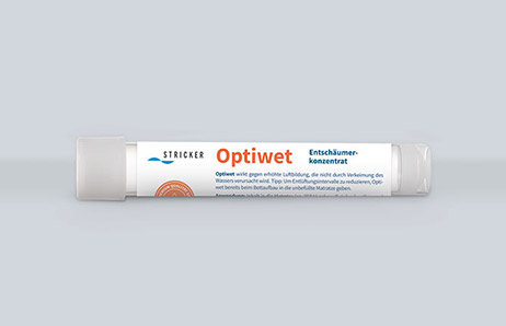 Optiwet Wirkstoff gegen Luftbildung im Wasserbett