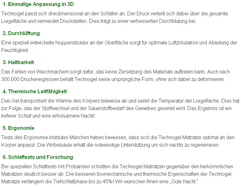 Estasi Technogel Gel Matratze