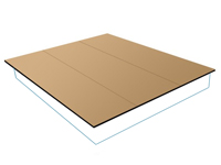 Bodenplatten fr Wasserbett-Podest