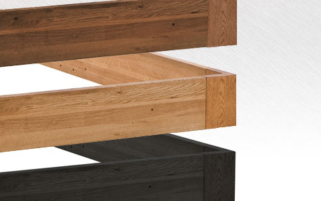 Wasserbett mit Oakline Massivholz Bettgestell