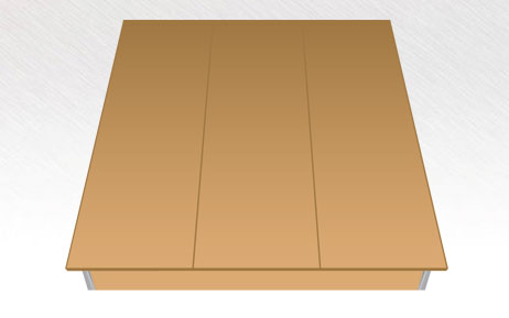 Geschlossenes Standard Wasserbett Podest