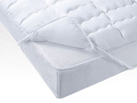 Wasserbett Perkal Spannauflage