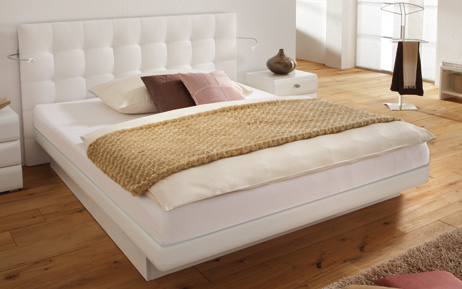 Split Wasserbett mit Sogno L Wandpaneel