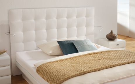 Split Wasserbett mit Sogno XL Wandpaneel