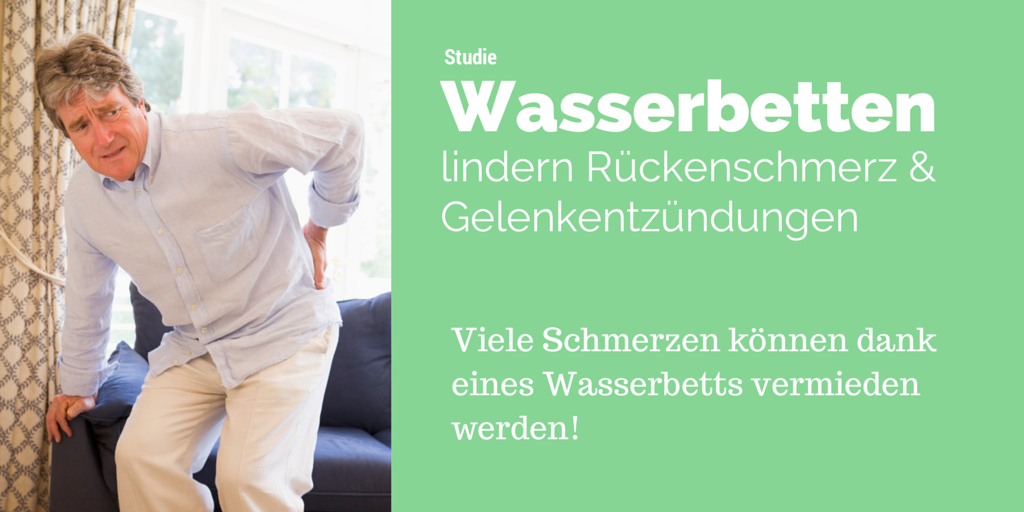 Studie - Rückenschmerz mit Wasserbett lindern